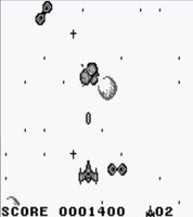 une photo d'Ã©cran de Solar Striker sur Nintendo Game Boy
